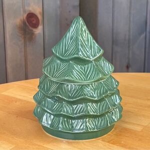 Bee & Willow Home Christmas tree candy/cookie jar